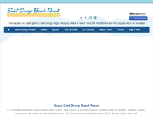 Tablet Screenshot of naxos-saintgeorgebeach.com